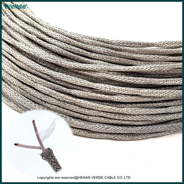 PTFE 2 Nwayo Tressé Pwoteksyon Kab